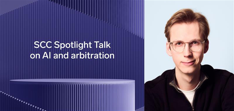 SCC Spotlight om AI och tvistlösning
